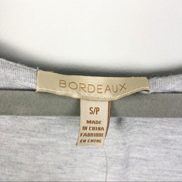 BORDEAUX | Fairbanks Maxi Dress Gray Black Small - Picture 5 of 6